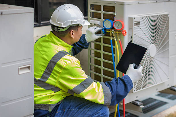 Professional Hvac technician working in Ona, WV
